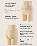 Women's High-Waisted Tummy Control and Butt Lifting Seamless Breathable Shaping Shorts