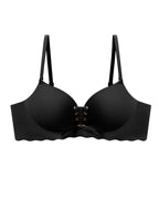 Women's Sexy Drawstring Push-Up Detachable Shoulder Straps Wire-Free Comfort Bra