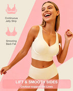 Plus Size Jelly Push-Up Bra