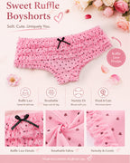 Floral Lace Ruffle Breathable Panties