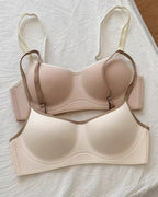 Women's Colorblock Seamless Push-up Wire-free Comfortable Breathable Bra