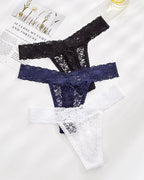 Sexy Lace Sheer Low-rise Thong Panties