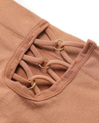 Mid-waist High-elasticity Comfortable Sexy Hollow-out Seamless Thong