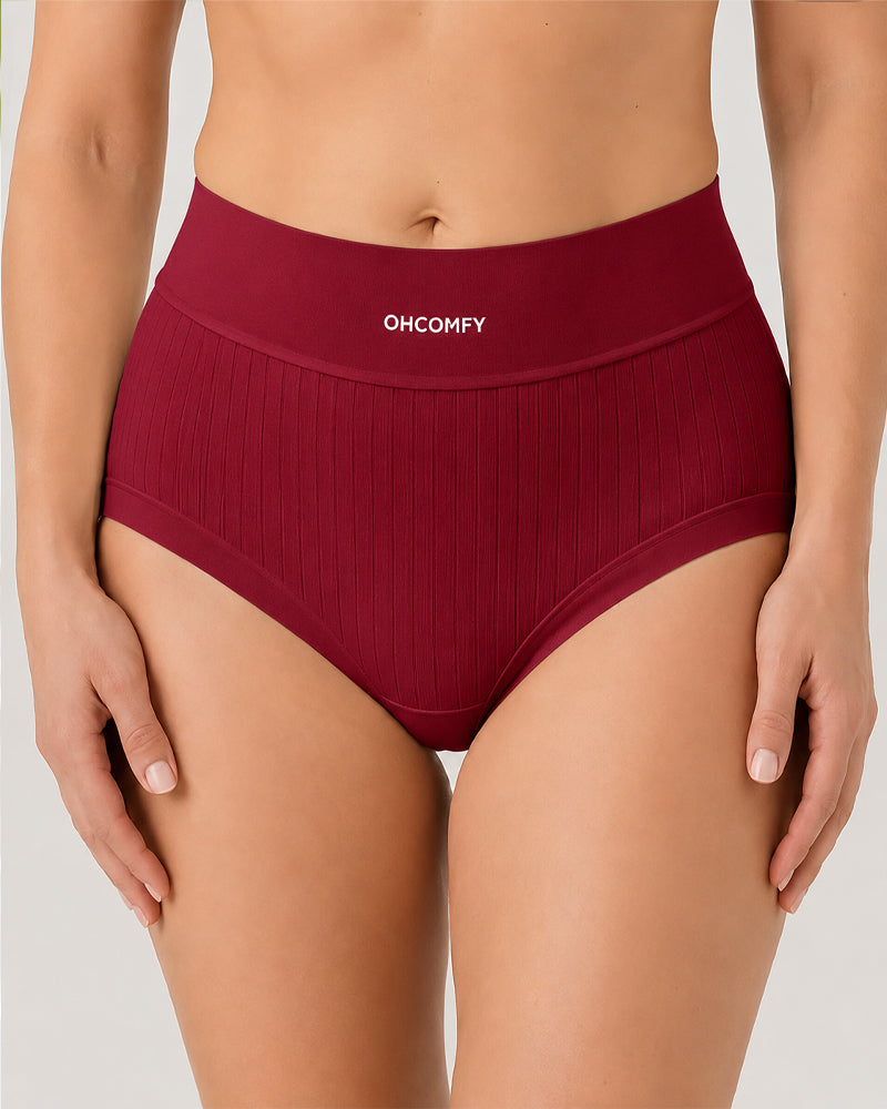 Five-pack Cotton Antibacterial Seamless Breathable Briefs