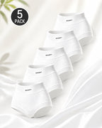 Five-pack Cotton Antibacterial Seamless Breathable Briefs