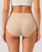 Women's Pure Cotton Ribbed Soft Panties