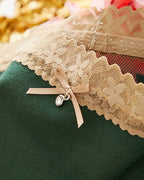Seamless Breathable See-through Lace Cotton Panties