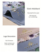 Multiple Packs High Waist Colorblock Floral Print Seamless Panties