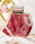 Seamless Breathable See-through Lace Cotton Panties