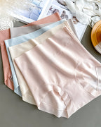 5-Pack Pure Cotton High Waist Seamless Antibacterial Breathable Crotch Briefs