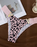 Seamless Sexy Colorblock Printed Panties