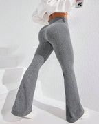 Women's Casual High-Waisted Comfortable Breathable Sports Yoga Tight Flare Pants