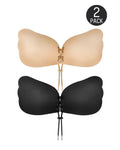 Women's Strapless Drawstring Silicone Wired Stick-On Bra