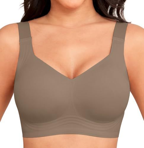SEAMLESS JELLY BRA FULL COVERAGE PUSH UP NO UNDERWIRE BRA