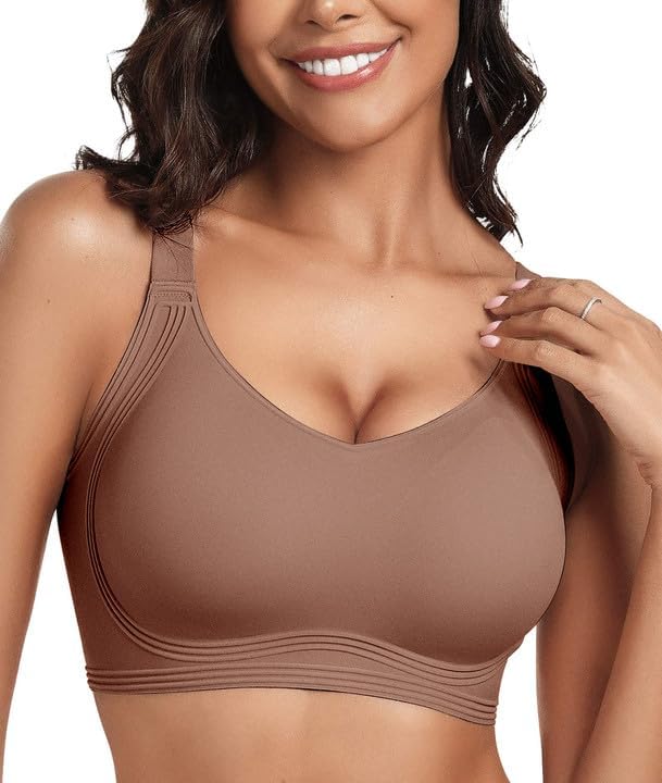 SEAMLESS JELLY BRA FULL COVERAGE PUSH UP NO UNDERWIRE BRA