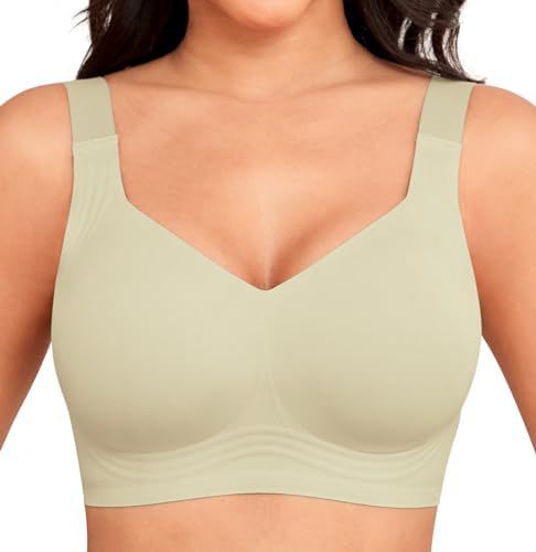 SEAMLESS JELLY BRA FULL COVERAGE PUSH UP NO UNDERWIRE BRA