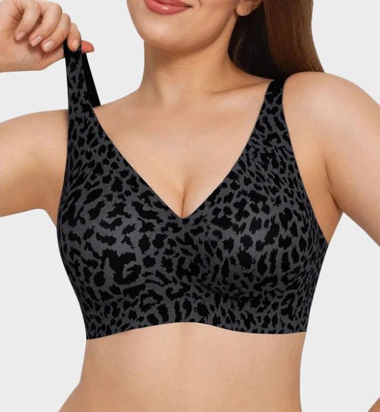 SEAMLESS JELLY BRA FULL COVERAGE PUSH UP NO UNDERWIRE BRA
