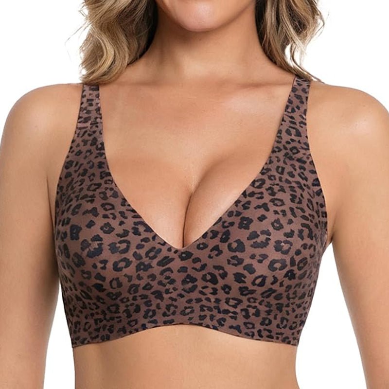 SEAMLESS JELLY BRA FULL COVERAGE PUSH UP NO UNDERWIRE BRA