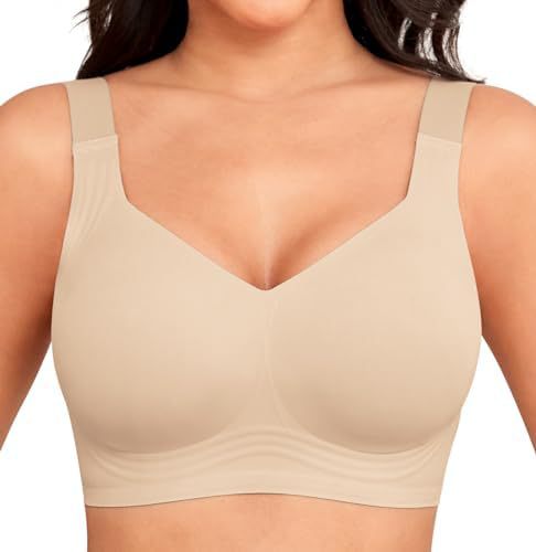 SEAMLESS JELLY BRA FULL COVERAGE PUSH UP NO UNDERWIRE BRA