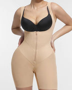 U-shaped Zipper Tummy Control Hip Lift Postpartum Body Shapewear