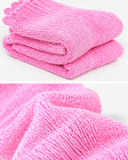 6-Pair Women's Bamboo Fiber Cable Knit Socks