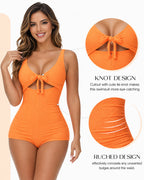 Women's One-Piece Swimsuit with Built-in Shaping