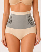 Two Pack High Waist Elastic Tummy Control Shaping Panties