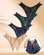 Women's Sexy Lace Open-crotch Panties