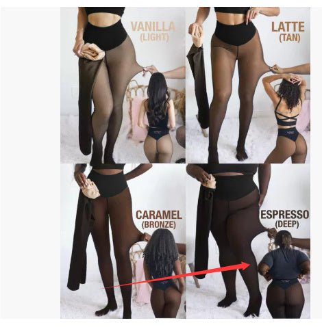 THE ORIGINAL MAGIC FLEECE LINED LEGGINGS. NEW COMPRESSION BAND & ONE SEAM