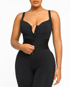 Elastic Waistband Tummy Control Hip Lift and Shaping Long Pants Jumpsuit