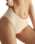 Sheer Mesh Sexy Heart-shaped Cutout Stretchy Seamless Panties