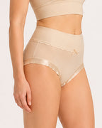 Five-pack Pure Cotton High Waist Stretch Briefs