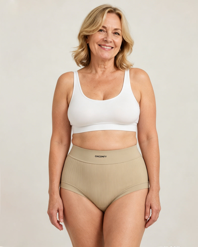 Cotton Antibacterial Seamless Breathable Briefs