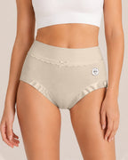 Five-pack Pure Cotton High Waist Stretch Briefs