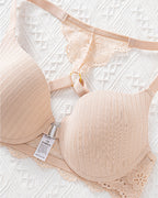 Women's Sexy Front-Closure Lace Push-Up Comfort Bra