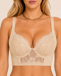 Lace Underwire Push-Up Comfort Bra