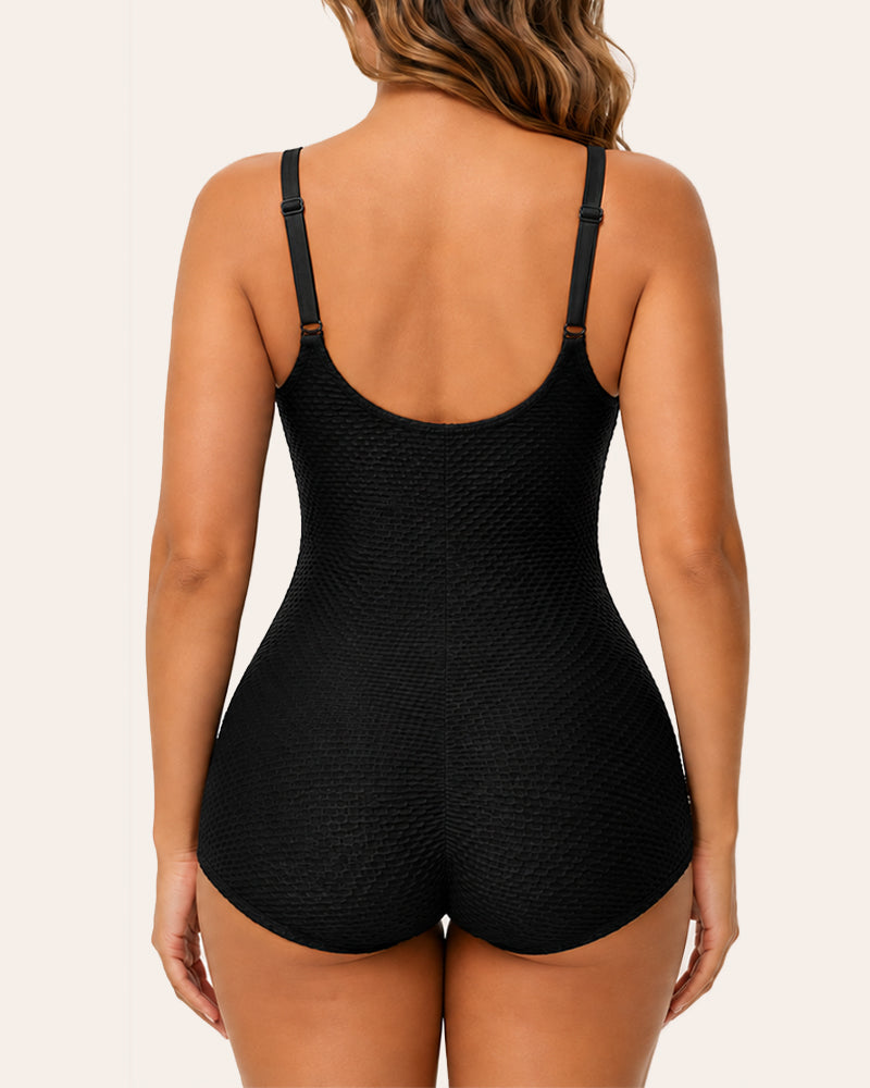 Women's One-Piece Swimsuit with Built-in Shaping