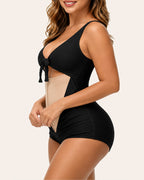 Women's One-Piece Swimsuit with Built-in Shaping