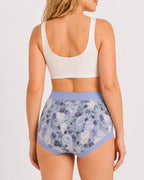 Multiple Packs High Waist Colorblock Floral Print Seamless Panties