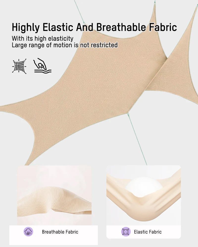 Deep V Tummy Control Seamless Easy-to-Wear Bodysuit Shaper