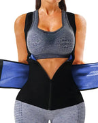 Women's Sweat-Inducing Adjustable Zipper Abdominal Shaping Sauna Waist Training Vest