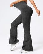Women's Casual High-Waisted Comfortable Breathable Sports Yoga Tight Flare Pants
