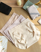 Mulberry Silk Warming Temperature-sensitive 10A Antibacterial Crotch High Elasticity Seamless Hip-lifting Panties