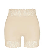 Mid-Rise Seamless Breathable Lace Boxer Shorts