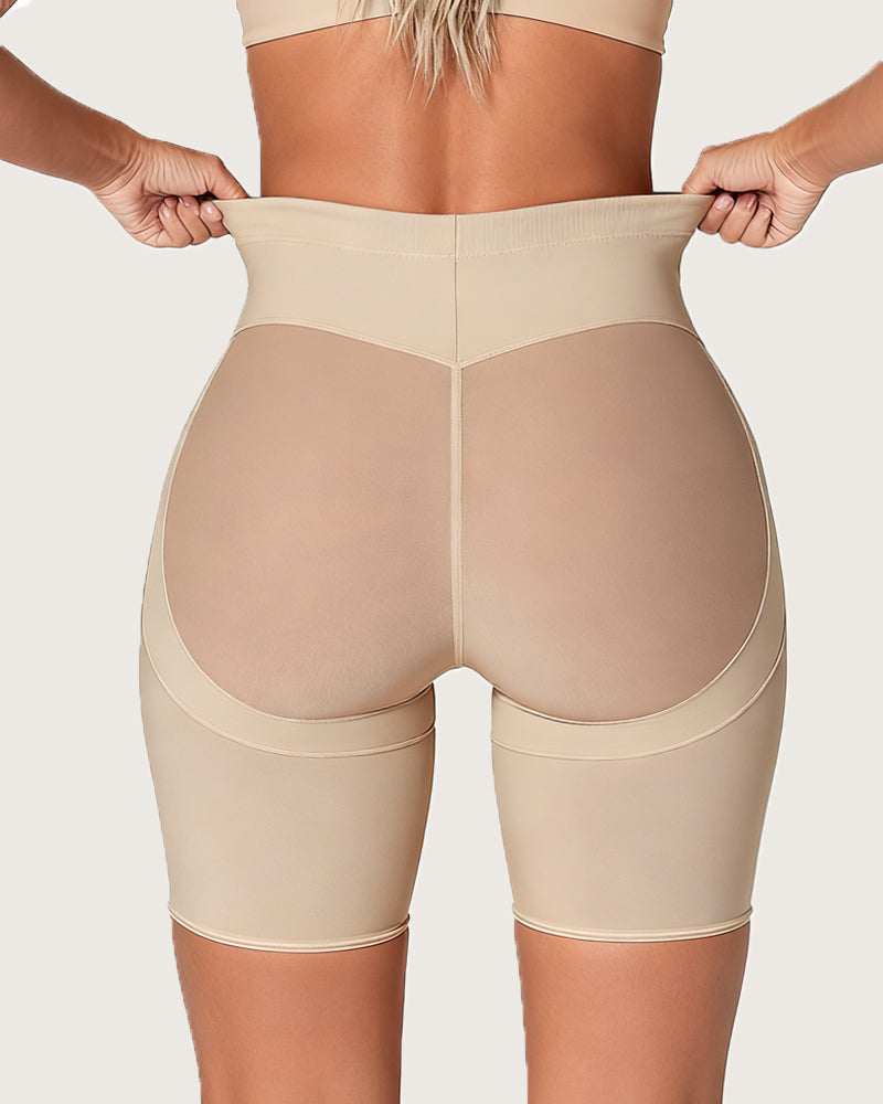 Tummy-flattening Firming Butt-lifting Seamless Shaping Shorts