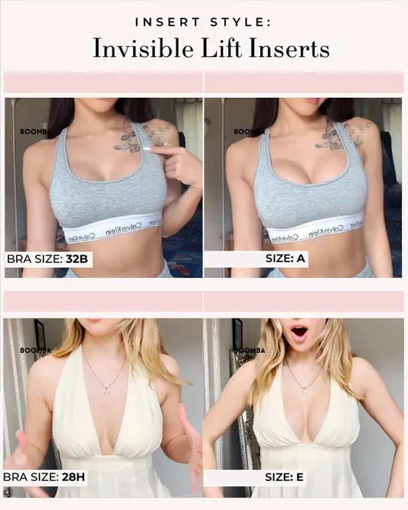 Seamless Adhesive Invisible Lifting and Gathering Breast Pads