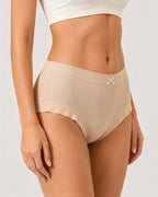 Women's Pure Cotton Ribbed Soft Panties