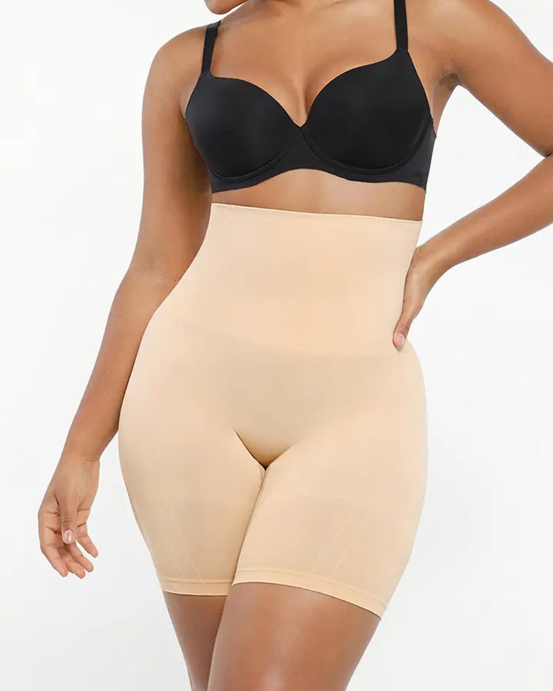 Women's High Elastic Antibacterial Crotch Compression Hip-Lifting Shorts