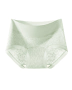 5-Pack Pure Cotton High Waist Tummy Control Jacquard Briefs