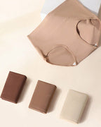 Women's Cotton Skin-Friendly Breathable Slim High Waist Elastic Solid Color Underwear